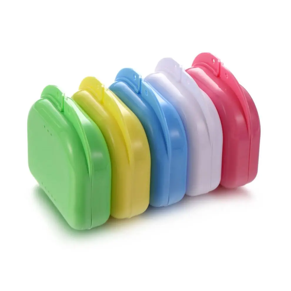 Oral Dentistry Tools Tooth Care High Quality Denture Box Portable Orthodontic Retainer Braces Storage Box