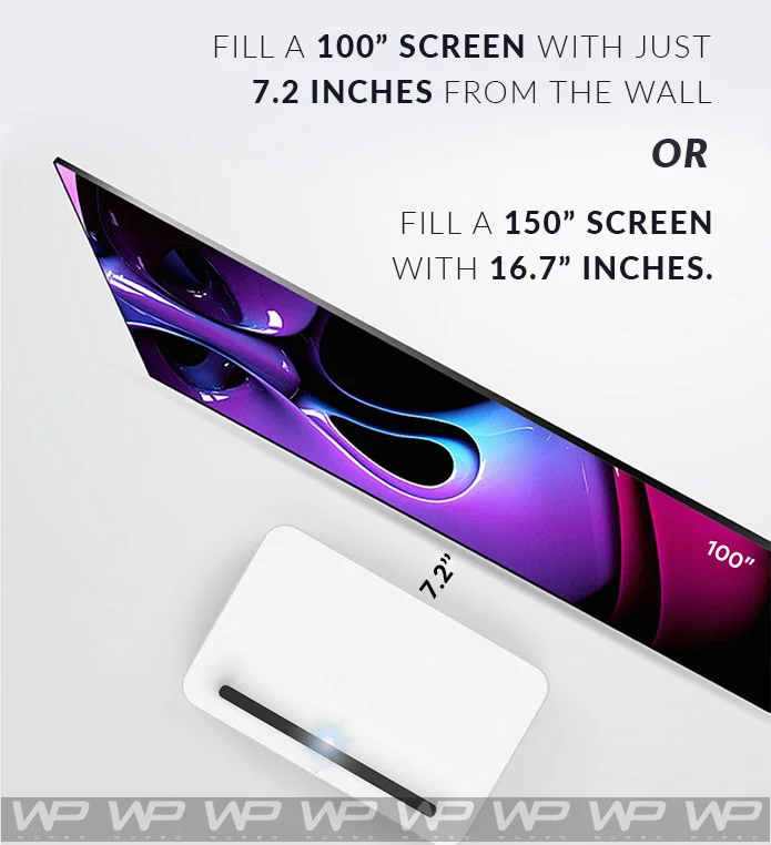 2022 For movie UH518 Laser 4K Projector Ultra Short Throw DlP Projector 4K Android