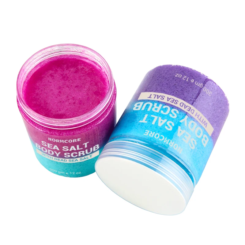 Custom Private Label Whipped Natural Organic Vegan Whitening Exfoliating Himalayan Pink Salt Bath Sugar Body Scrub