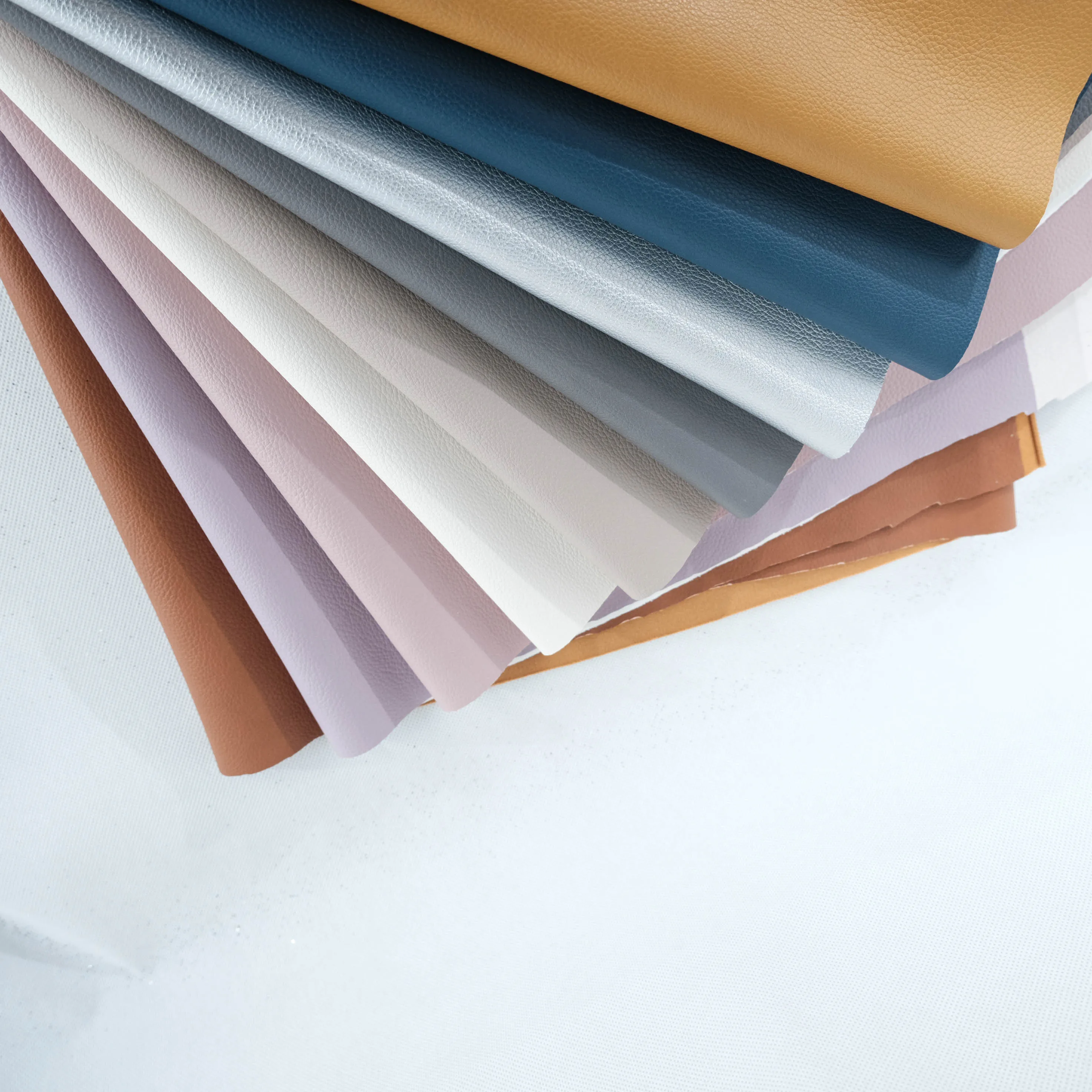 Vegan colorful waterproof jewellery lining pu synthetic leather fabric