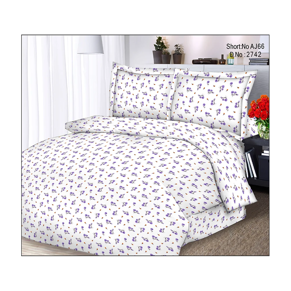 Alluring Floral Print Cotton Fabric Traditionally Made Duvet King Size Bedding Set With Pillow Covers Neelkamal Wholesale Dealer