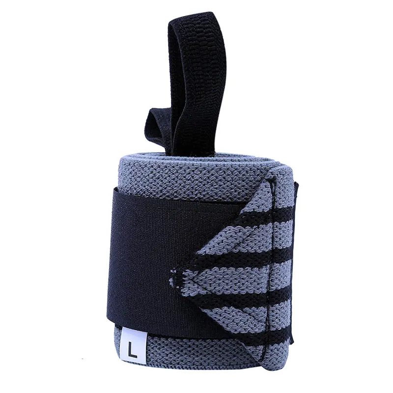 Wholesale Sports Wristband Brace Bandage Gym Weightlifting Strap Custom Logo Wrist Wraps
