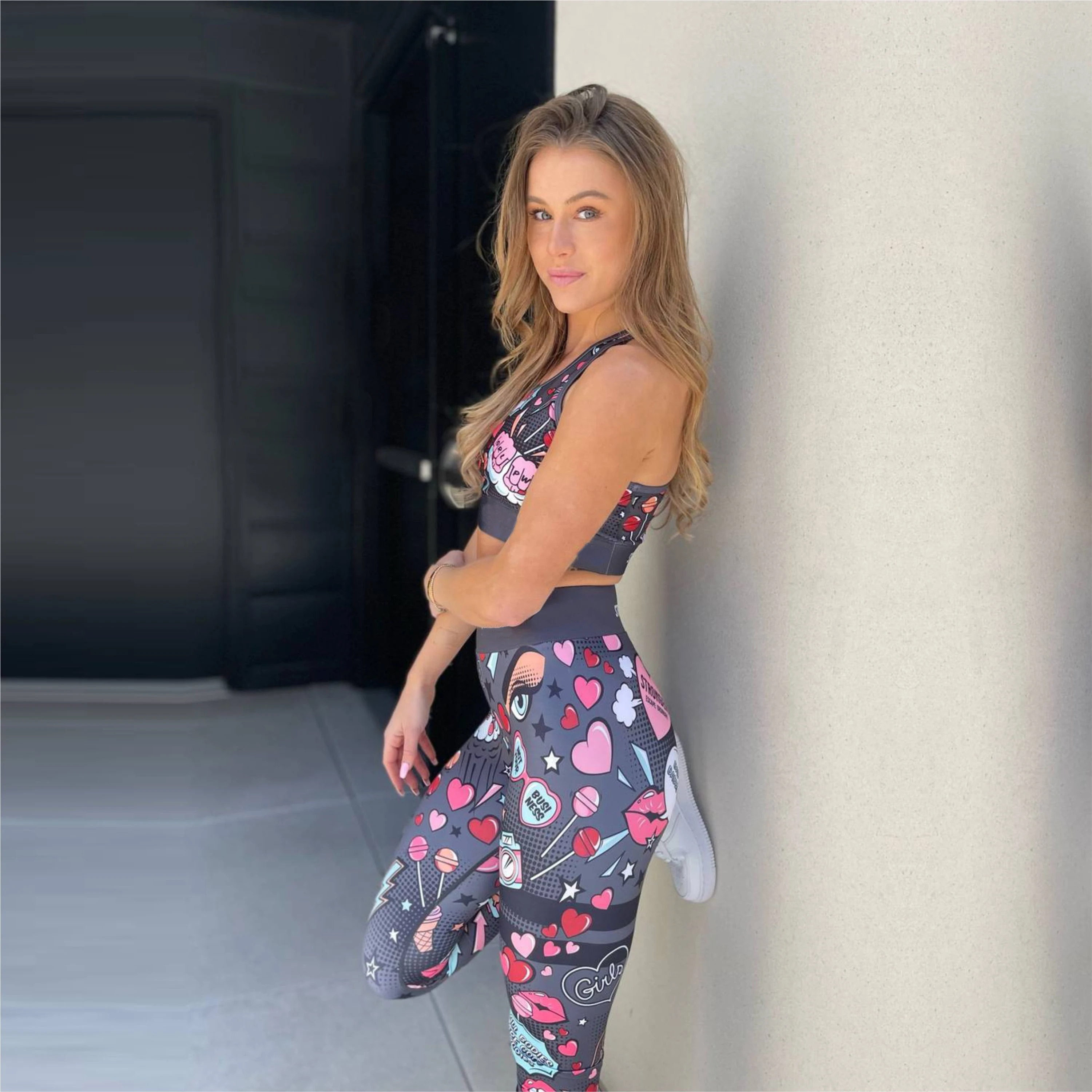 Custom Sublimation Leopard Print Ladies Yoga Leggings Womens  Yoga Pants Fitness Gym Yoga Wear