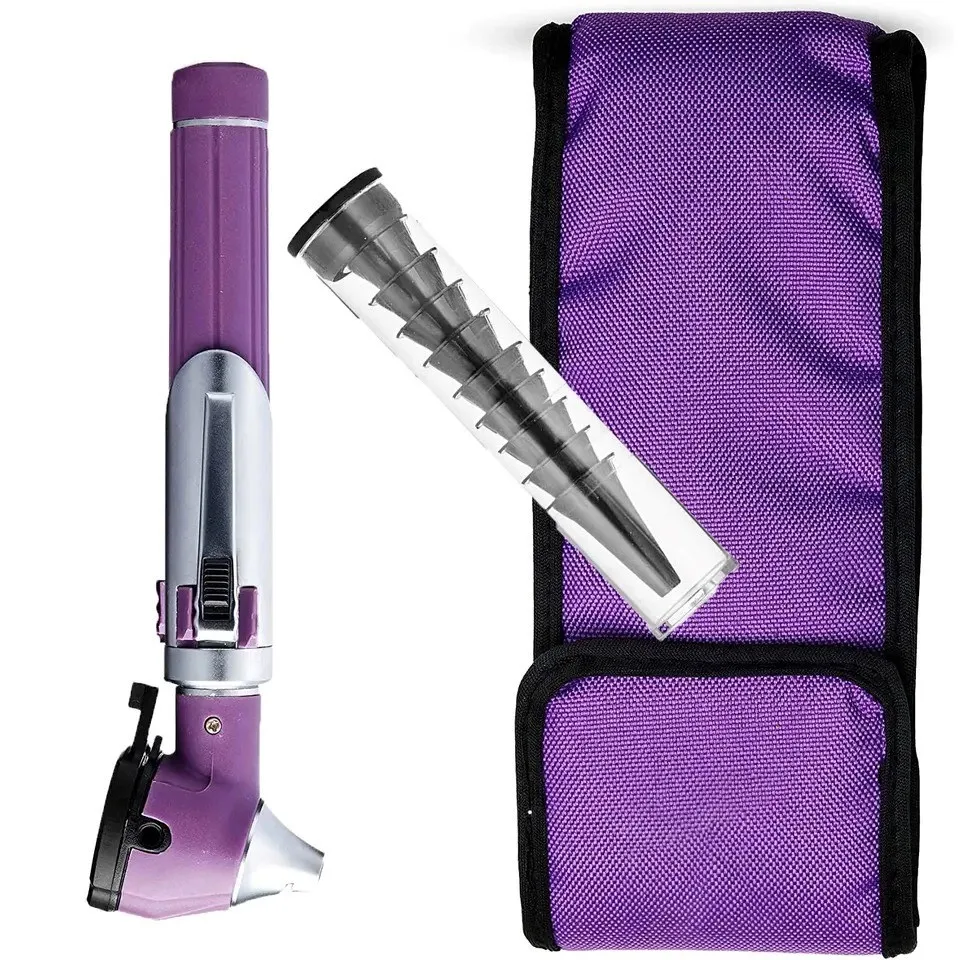 Hot Sales CE ISO Approved Fiber Optic Mini Otoscope Rainbow Many Colours - Pocket Otoscope with Case ENT Diagnostic Set