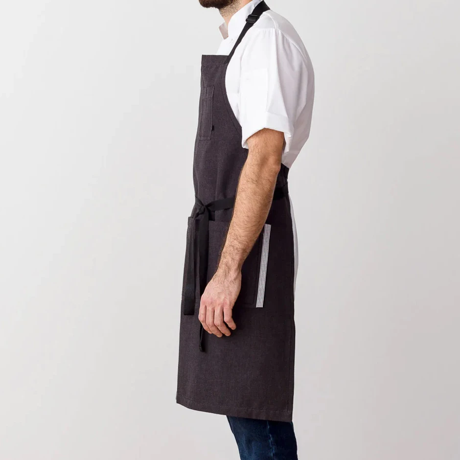 Low Price Hot Sale Premium Quality Best Apron for Uniform Unisex Poly Cotton Customize Size Color Apron