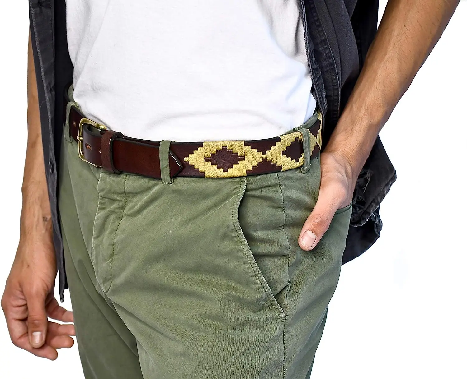 IBERIA Custom Wholesale Premium Hi Quality Luxury Genuine Leather Polo Belts For Men/women