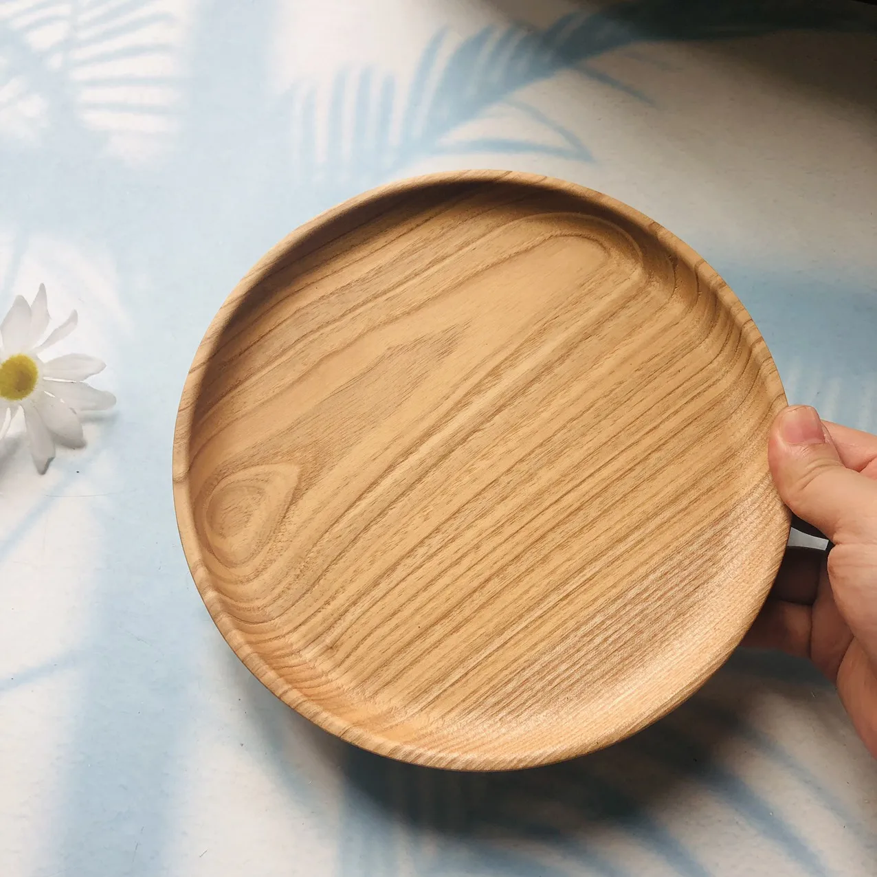 Factory OEM Home Kitchen Many Sizes Natural Wooden Tray Plates, Tableware Utensil Handmade By VITRAPRO