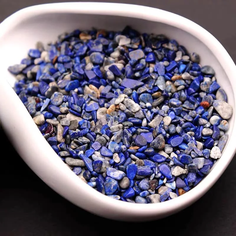 purple rolled pebble stone for landscaping