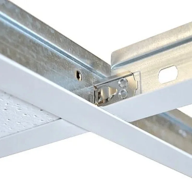 T 24 32 38 Galvanized Steel Gypsum Board Drywall Ceiling System Aluminum Ceiling T Grid Steel Ceiling Grid Components