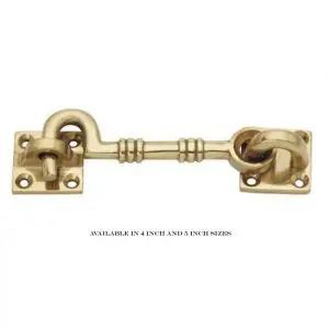 Vintage Hot Sale Brass cabin Hook Latches Hooks Drawer Windows Indoor Outdoor Uses Window Door Hardware Items