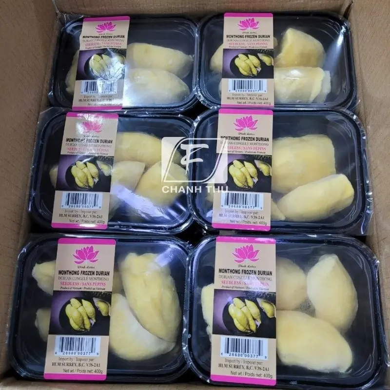 Замороженный дуриан из Вьетнама, 24 месяца, сладкий вкус, круглый год, замороженный дуриан, монтонг