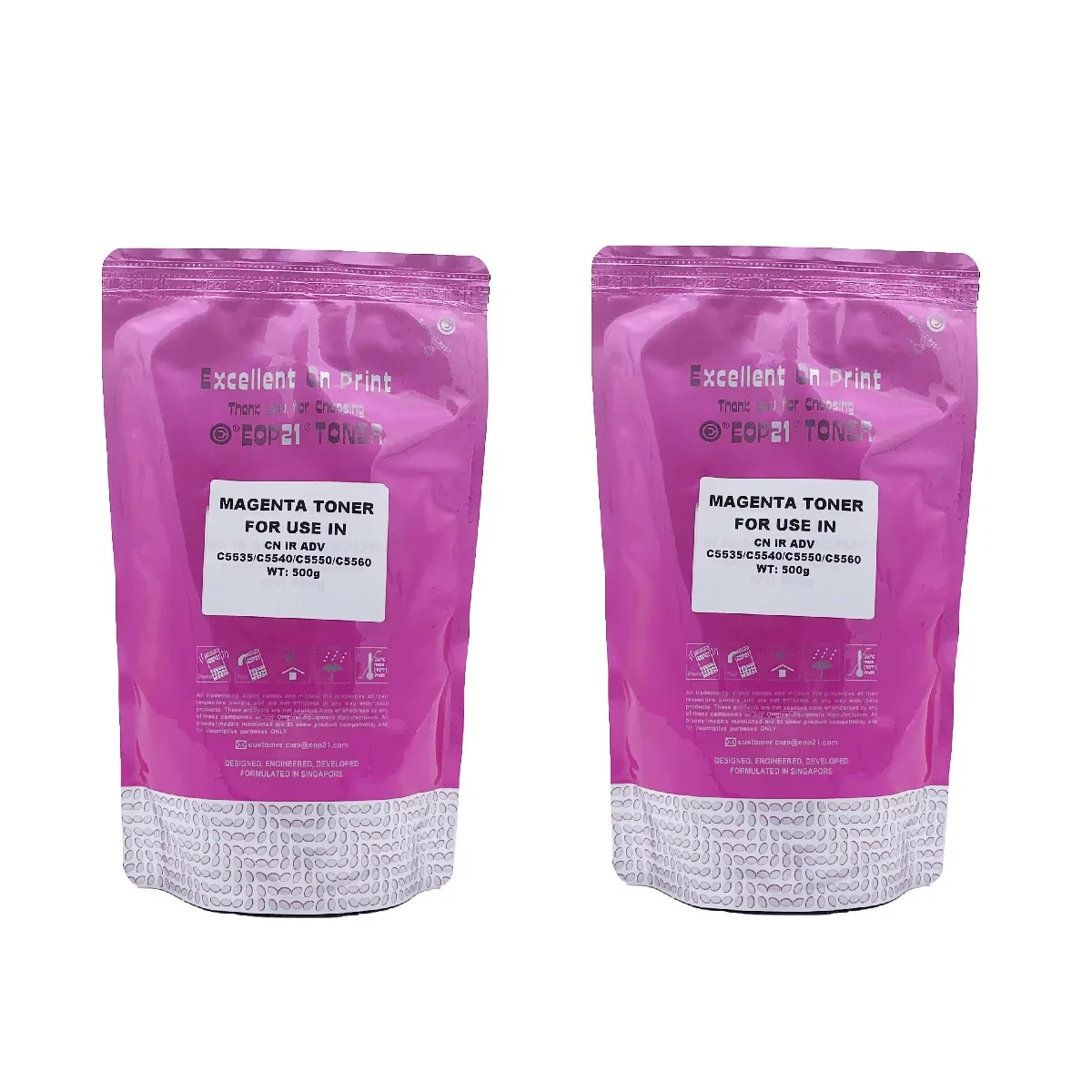 EOP21 Original 500g Toner 100% Compatible with CANON IR Advance C5535 C5540 C5550 C5560 Magenta Refill Powder for Canon Printers