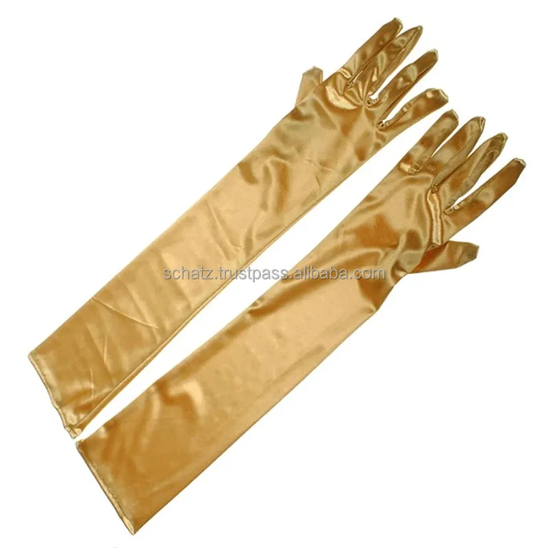 Женские длинные разноцветные атласные перчатки для вождения и танцев, Косплей и солнцезащитный крем, мягкие эластичные Свадебные перчатки