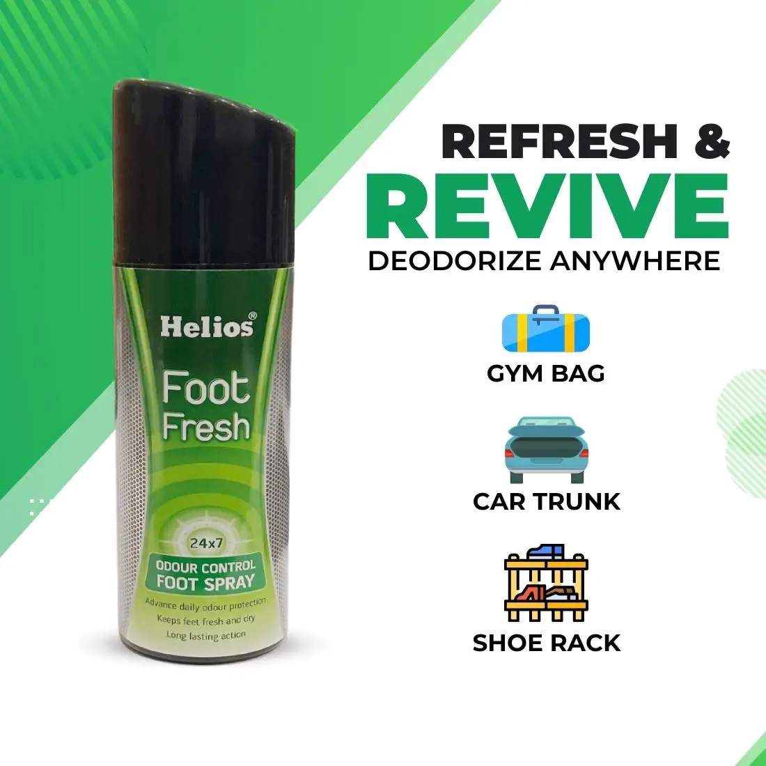 Shoe Freshener, Foot Shoe Deodorant Spray Made in India