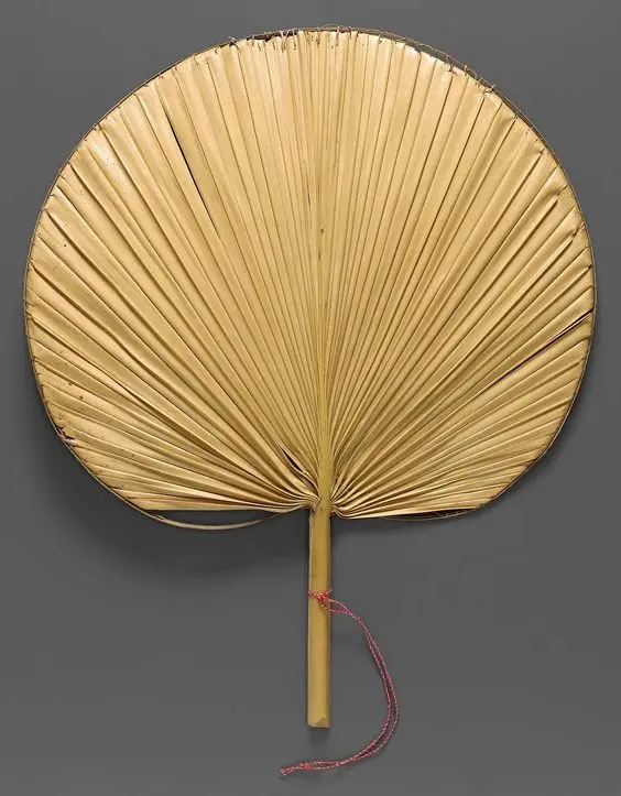 Hotsale Natural Palm Leaf Bamboo Raffia Fans Summer Hand Fans for Party Supplies Wedding Camping Gift Holding Fan