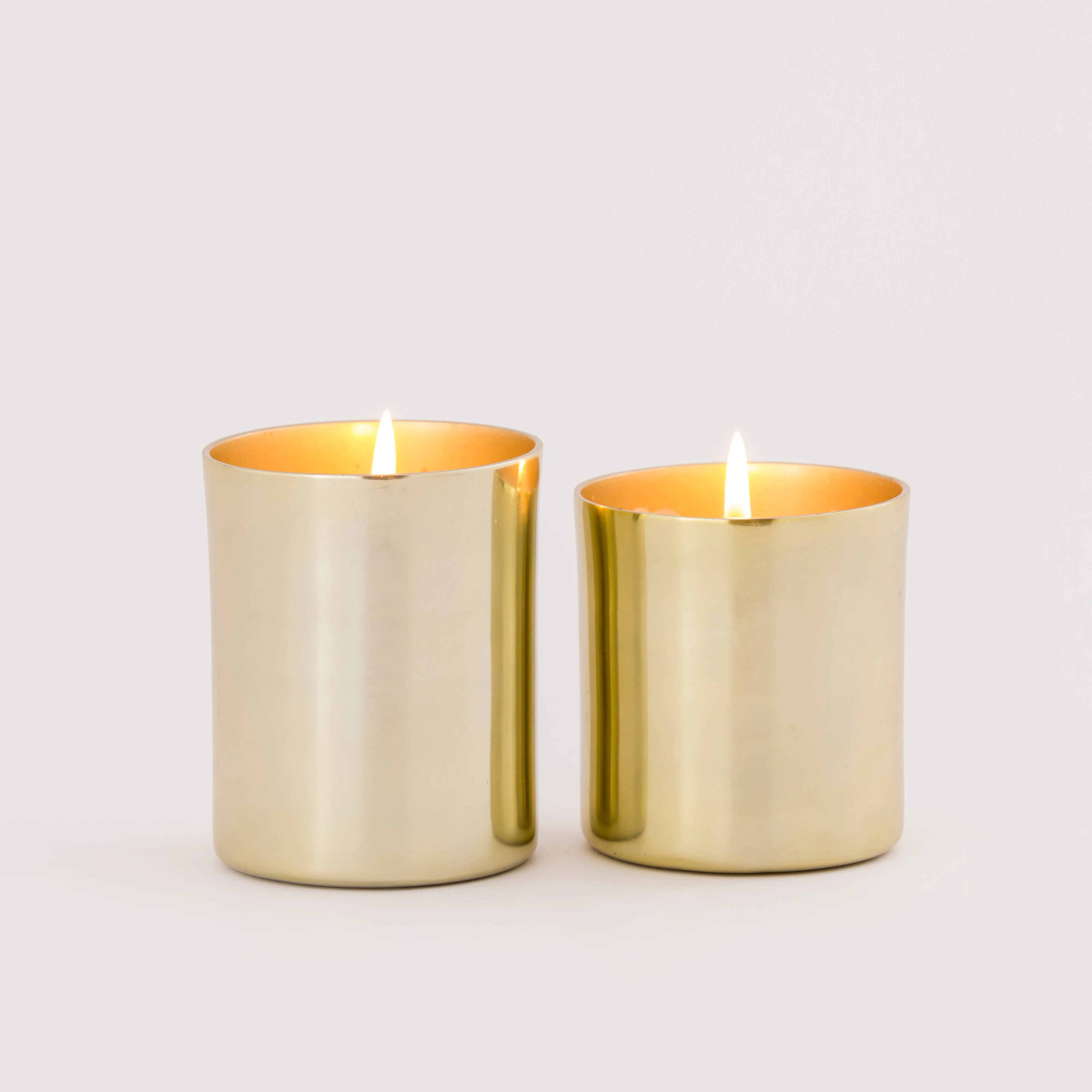 High Quality Hot Selling Glass Metal Wax Filled Candle Jars and Holders for Home and Decoration