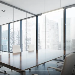Smart film glass switchable privacy glass for meeting room