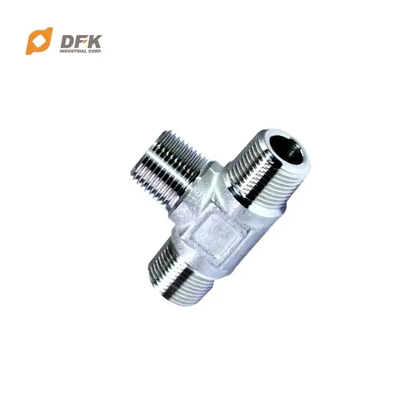 T Shape Stainless Steel Male Tee Pipe Fitting