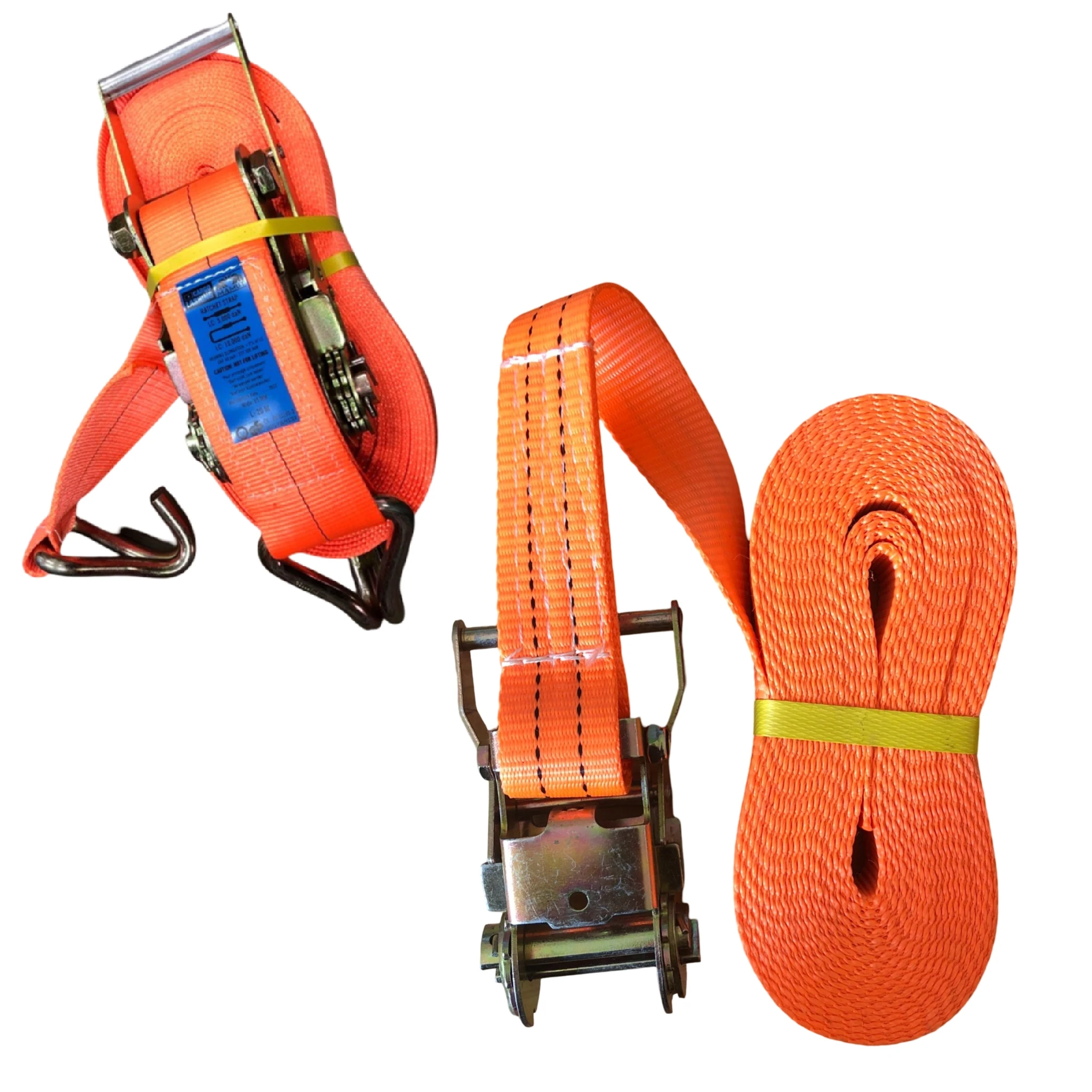 Hot trend Ratchet Tie Down Strap With double Hooks Polyester Tie Down cargo Lashing Belt in Vietnam