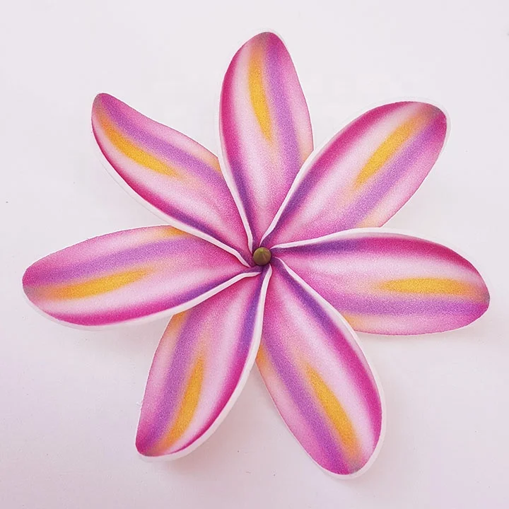Best seller good quality Handcraft Handmade artificial tahitian foam flower with unique tattoo and color pattern