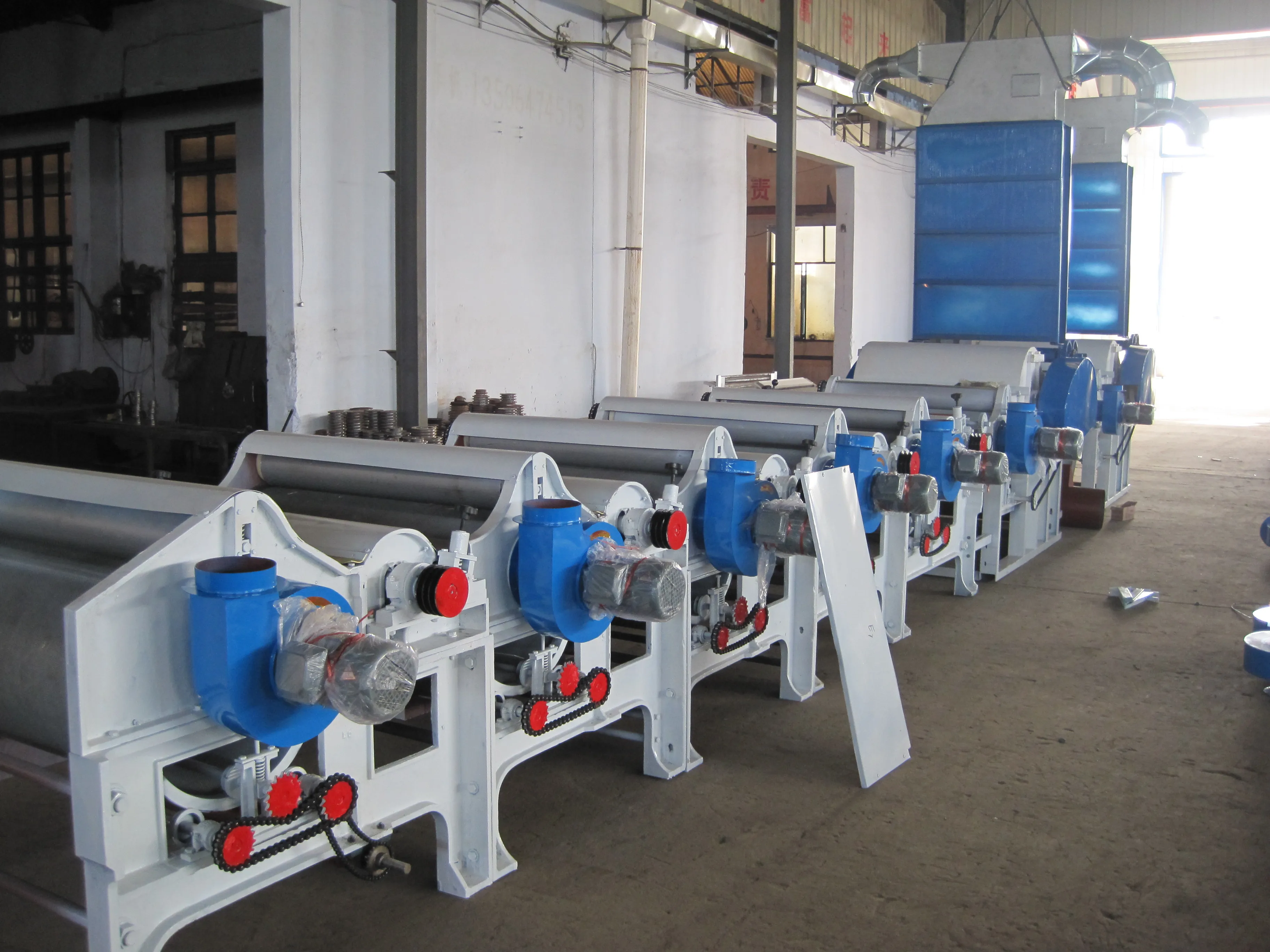 Heavy Duty Cotton Waste Recycling Machinery for Large Scale Operations from Indian Supplier at Best Prices