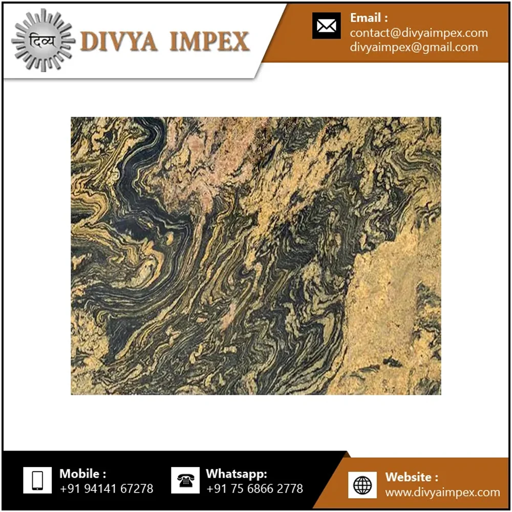 Premium Quality Calacatta  Gold Marble Stone Tiles Natural Marble Alaska Gold Granite At Lowest Price