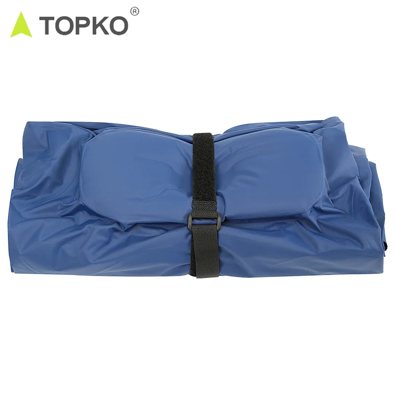 TOPKO High Quality Premium Mat Double Camping Mat for Hiking Camping Outdoor Accessories Inflating Cushion Double Sleeping Pad