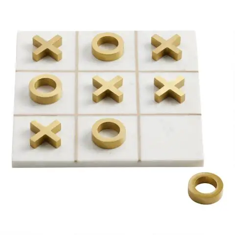 Белый Мраморный tic tac toe идеальный подарок на день рождения Tic Tac Toe комнатная игра высшего качества для детей и семьи настольные игры