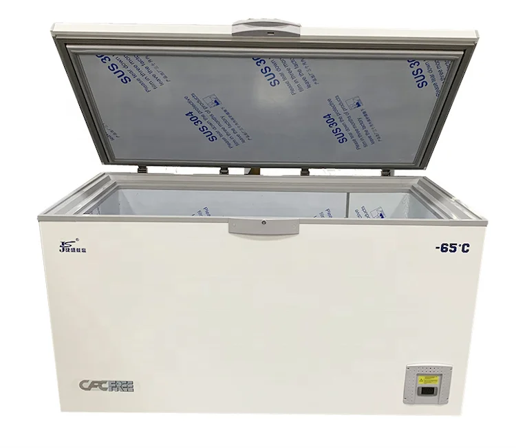 -60 Degree Horizontal Ultra low temperature Deep Freezer For Seafood Storage DW-60W568