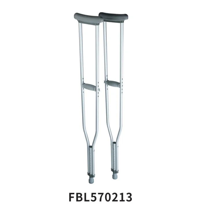 OEM and Custom Available Ergonomic Adjustable Underarm Walking Cruthes with Rubber Tips for Adults