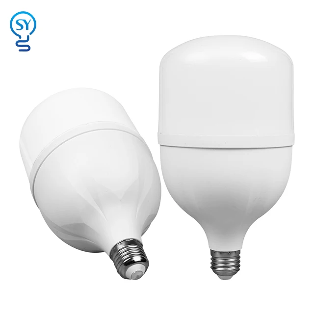 Free Samples Raw Material 10W 20W 30W 40W 50W  Low Voltage Large E27 Skd Ckd Led Bulb