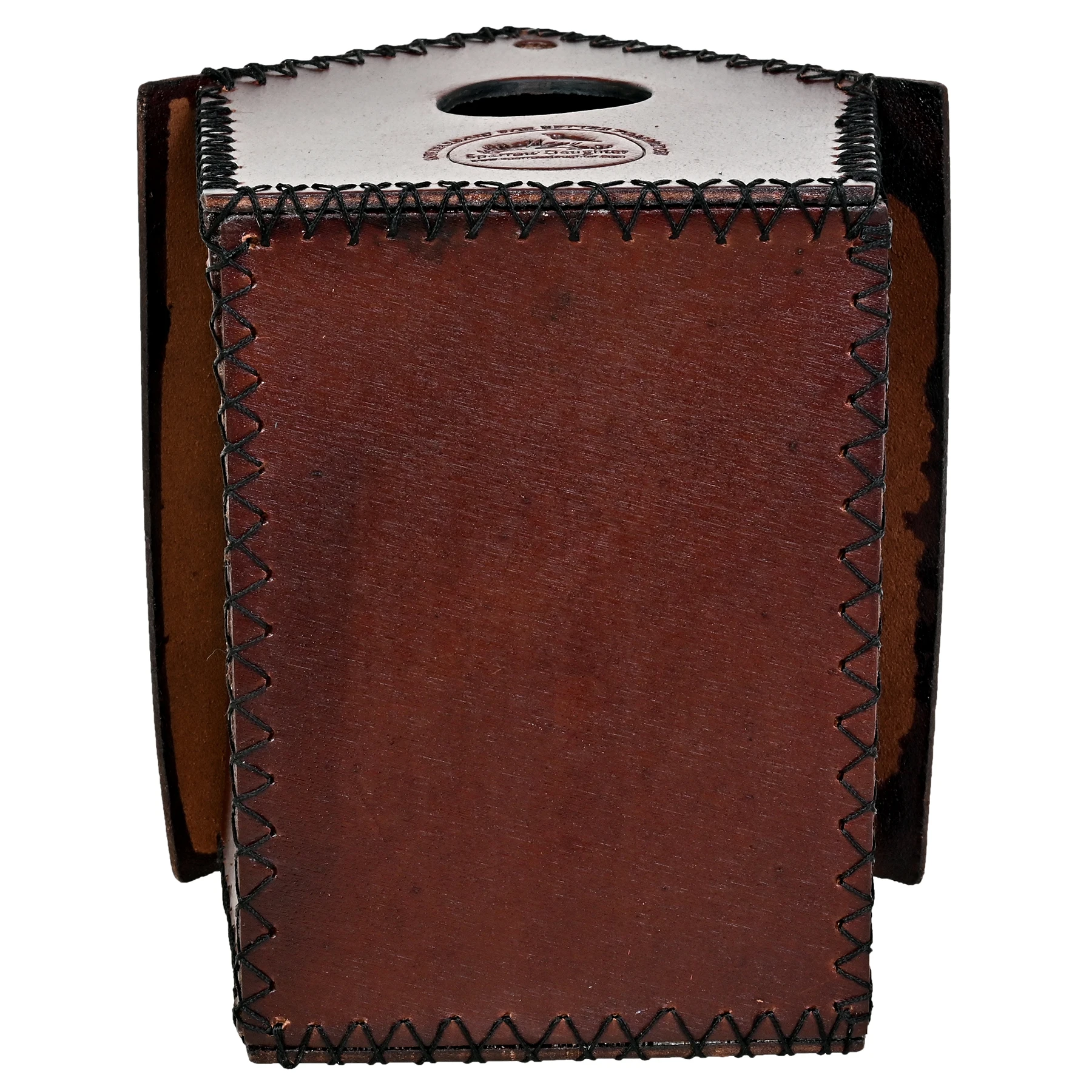 CUSTOM BIRD SHELTER NESTING BOX LEATHER CRAFTED NATURE FRIENDLY HUT SHAPE LEATHER BIRD AVIARY