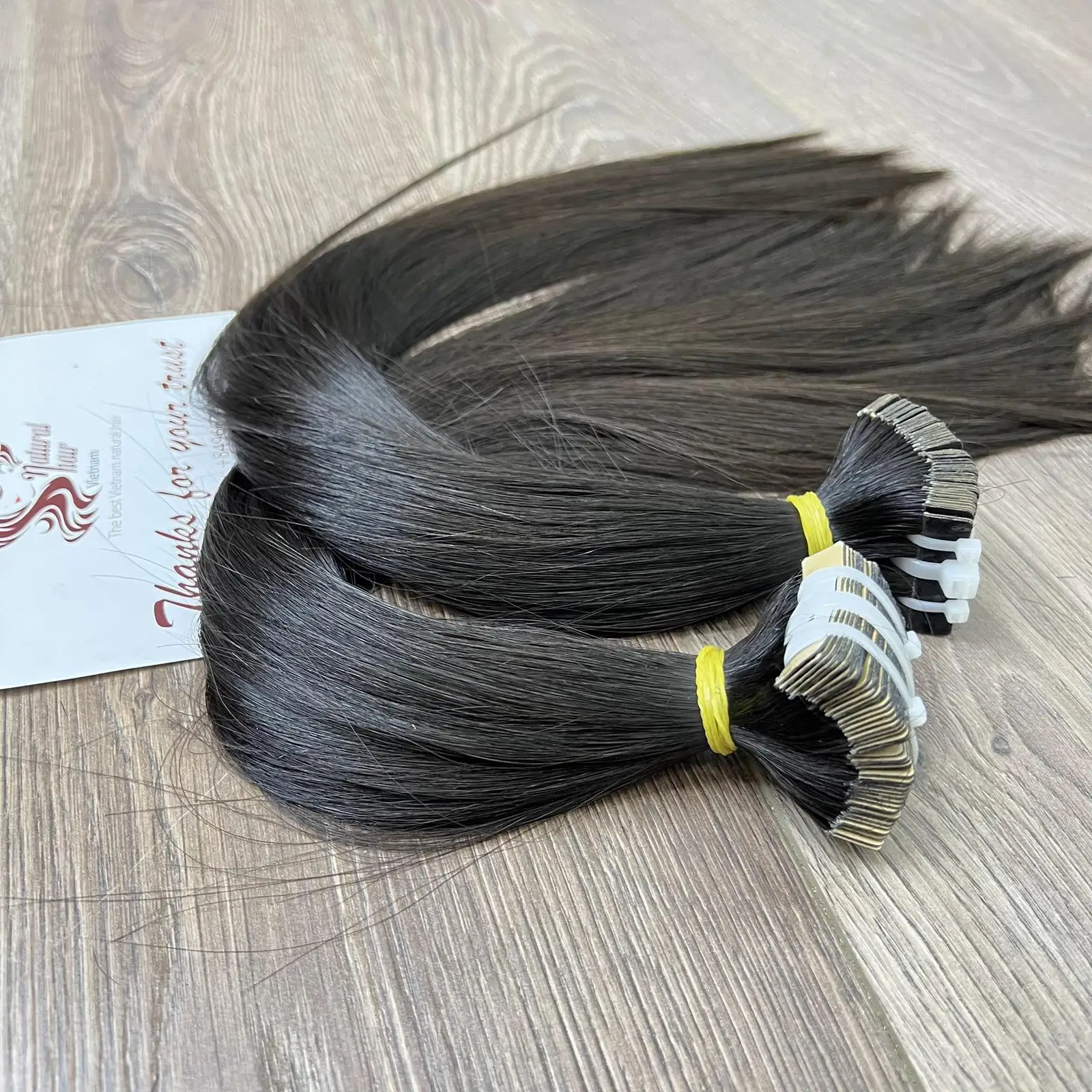 Лента для наращивания волос ssd прямая лента человеческие волосы сделанные необработанными вьетнамскими человеческими волосами