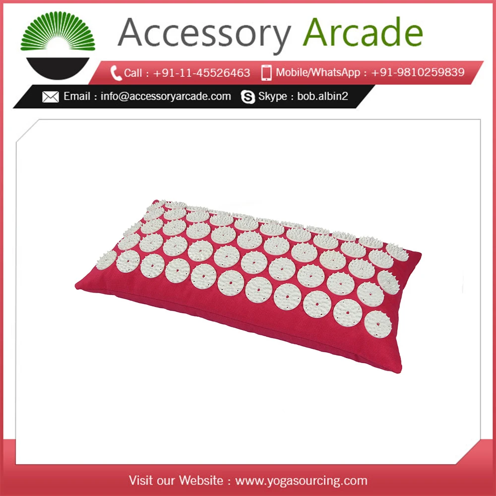 Best Quality 100% Cotton Fabric Good Quality Product Acupressure Neck Pillow (Round Disc) At Wholesale Market Price