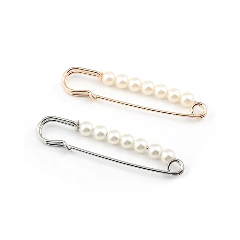 wholesale women fashion pearl safety pins for clothing