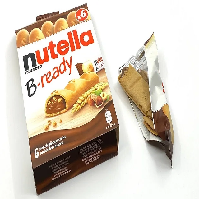 Высококачественная готовая Вафля Nutella B с начинкой из фундука 132 г по низкой цене