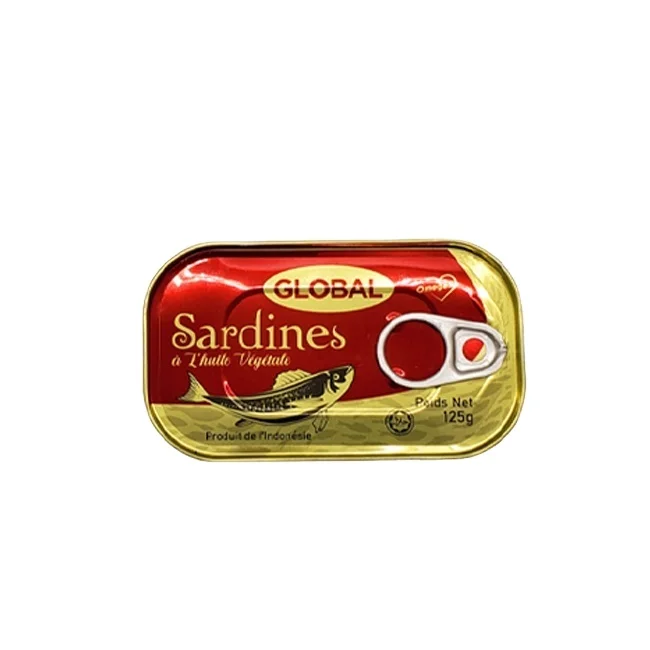 Hot selling sardines with vegetable oil distributors Africa canned seafood Mackerel sardine wholesale price