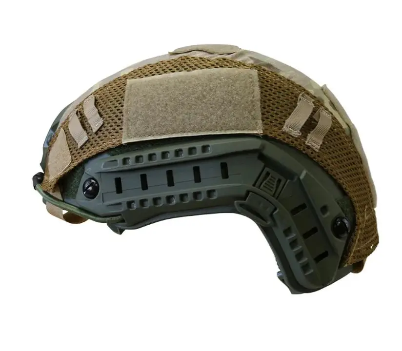 Коричневый чехол для шлема Multicam1000D тактическая нейлоновая ткань тактические камуфляжные аксессуары индивидуальный Тактический шлем Чехол