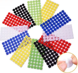 Hot sell custom multi - purpose transparent  adhesive Hook and Loop Coins Dots