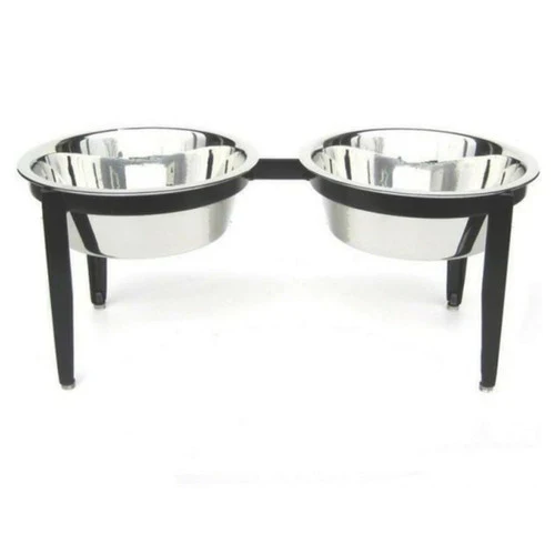 Pets Empire Steel Feeding Bowl for Small Cat and Dog (400 ml) - Set of 3