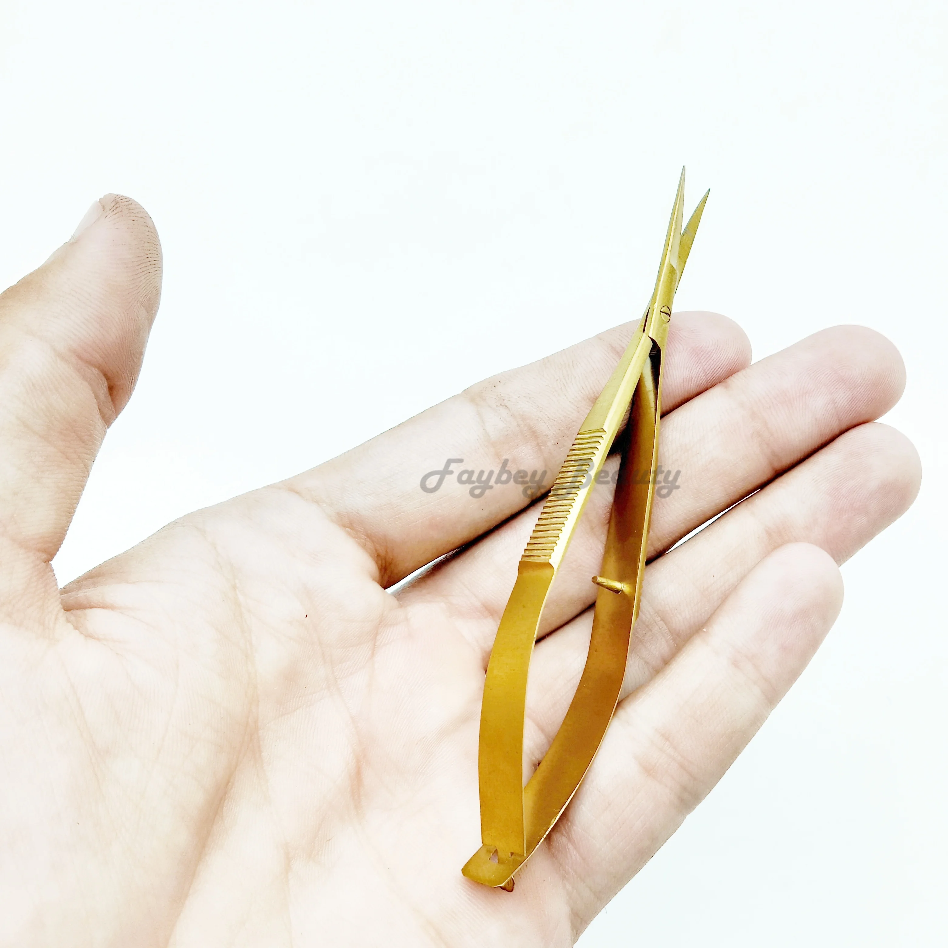 German Stainless Steel Spring Scissors Tungsten Carbide Micro Action Spring Scissors Cuticle Scissors