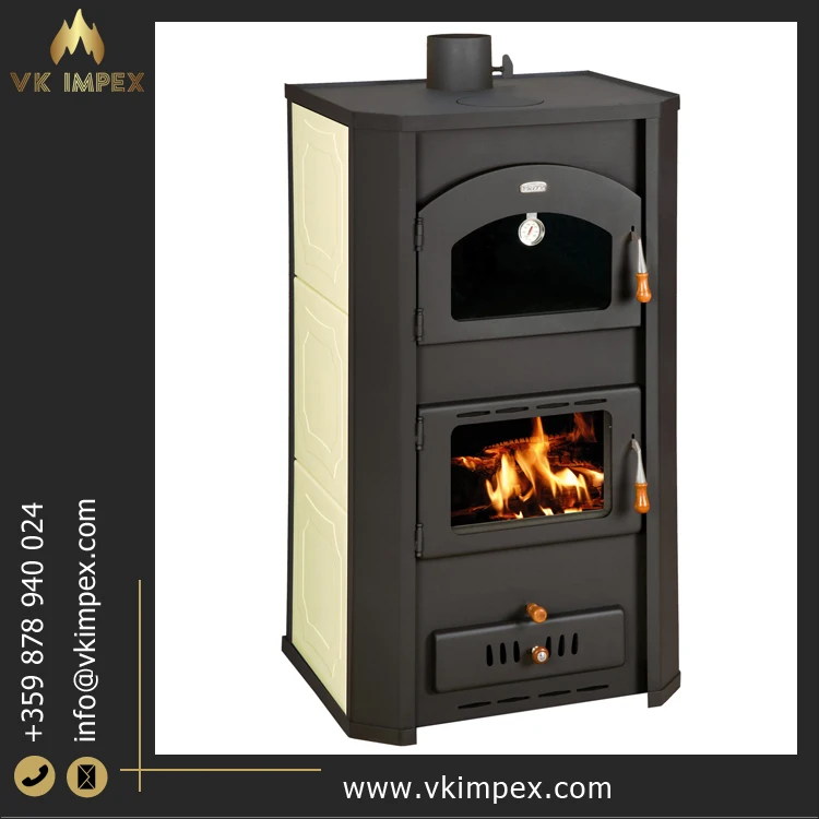 Bulgaria Origin Manufacturer of Energy Efficient Wood Burning Fireplace with Oven for Indoor Use in Villa Apartment Hotels