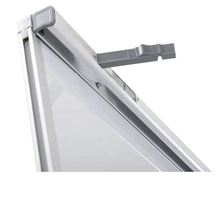 90x60cm Movable Double Side Foldable Magnetic White Board Easel Height Adjustable U Shape Flip Chart Board