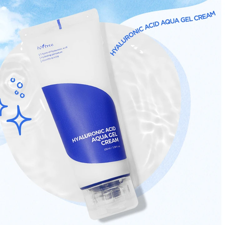 Wholesale  HYALURONIC ACID AQUA GEL CREAM 100ml  3.38 fl.oz Hydrating gel moisturization face cream wholesale only