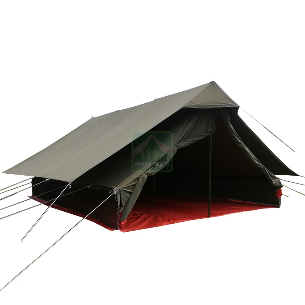 Extreme weather disaster relief large used Military Army Ridge Tent For Sale Custom Logo OEM Outdoor Portable Army Ridge Tent