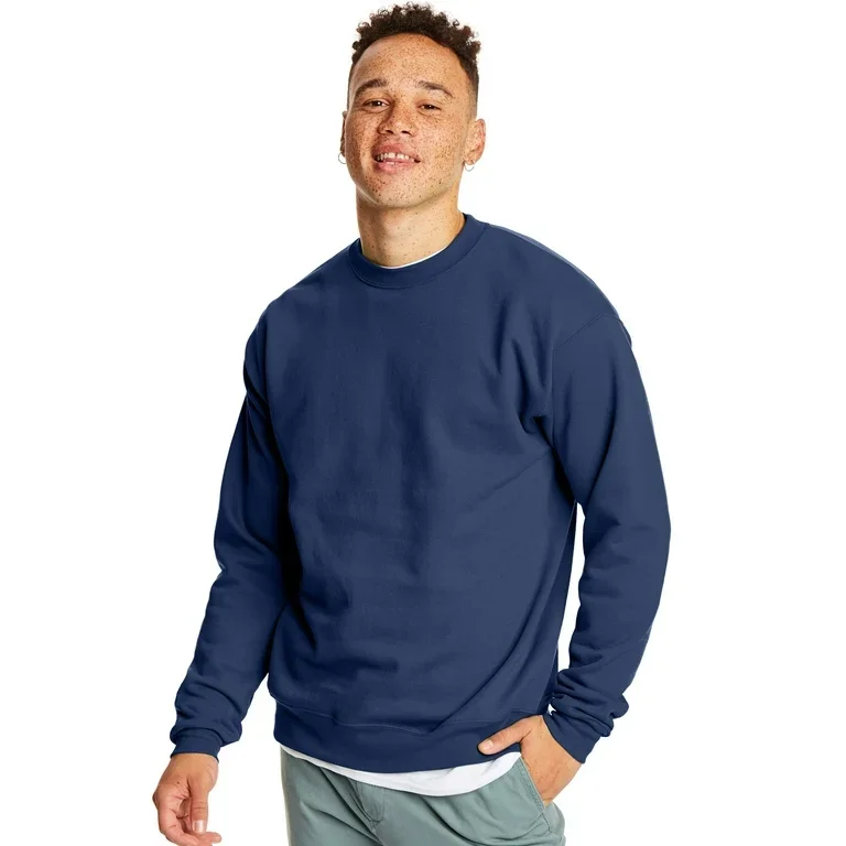 Wholesale loose fit blank comfortable drop shoulder breathable regular solid blank  Sweatshirts with custom logo