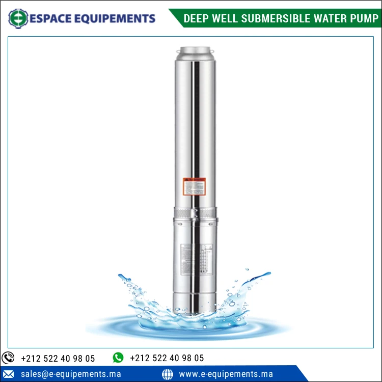 15 m3/h Capacity Best Performance 6 Inch Deep Well Submersible Water Pump for Sprinkler Irrigation & Water Supply