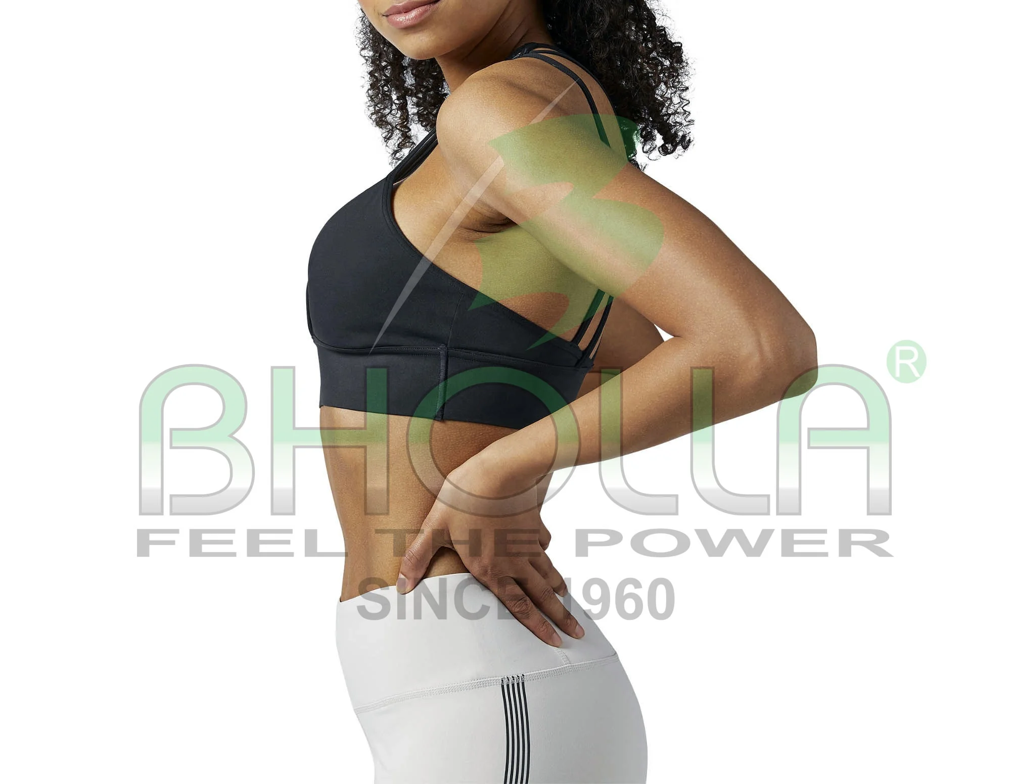 Female Fitness Gym Clothes Wholesale Custom Mesh Stitching Workout Racerback Womens Yoga Sports Bra