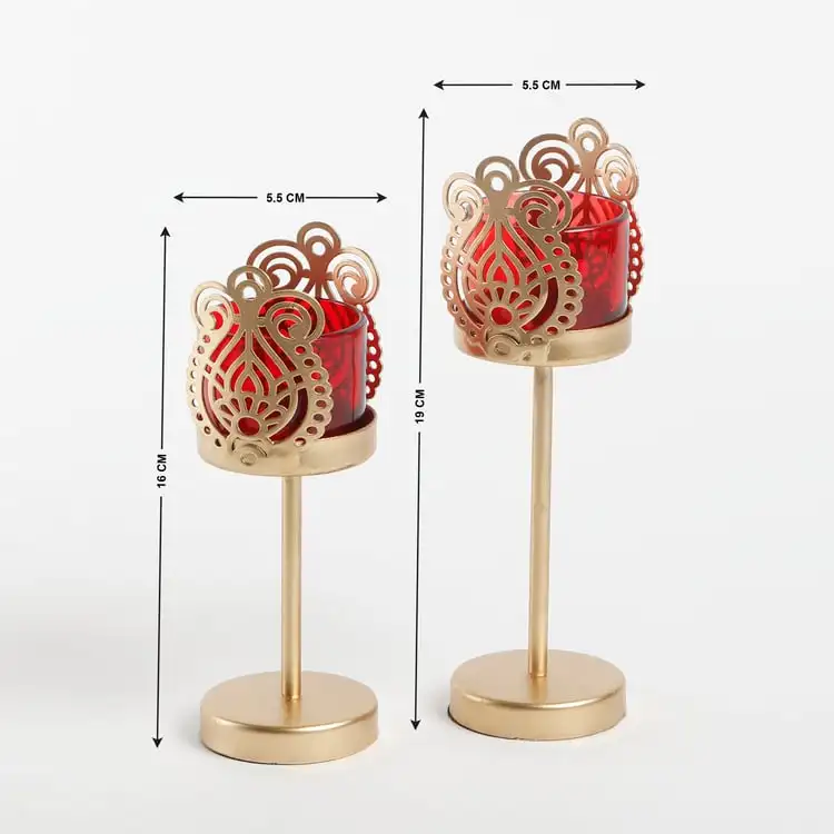 Best Selling T Light Holder With Customized Color And Sizes For Home Christmas And Wedding Decoration