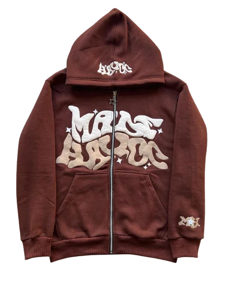 2023 Custom Logo French Terry embroidery Plain Cropped Cotton Breathable full Zip Up Hoodie For Men